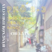 Bán nhà phố 8/3, ngõ thông tứ tung, đi bộ ra Time City, DT37m2, giá 3.5 tỷ.